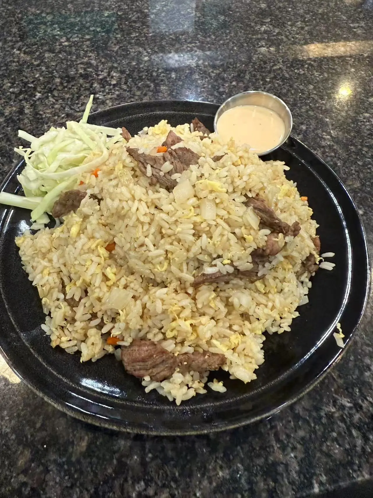 Akagi-Japanese-restaurant-Beef-fried-rice-Rockville Beef fried rice at Akagi, a Japanese restaurant in Rockville