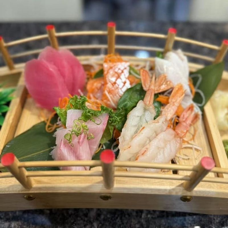 Sashimi at Akagi, a Japanese restaurant in Rockville
